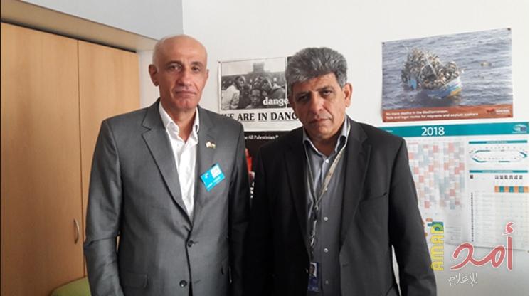 أبو نحل يلتقي رئيس لجنة فلسطين بــ البرلمان الأوروبي .. ويطالب بتوفير الحماية  للشعب الفلسطيني