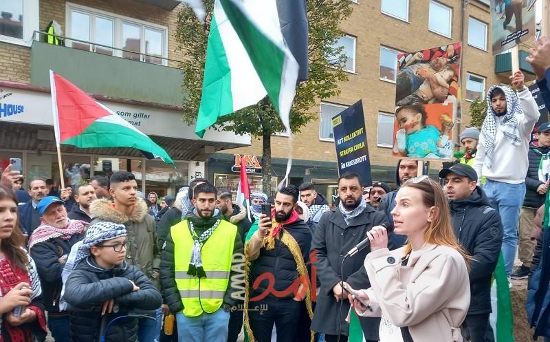 وقفات تضامنية مع الشعب الفلسطيني في ألمانيا والسويد