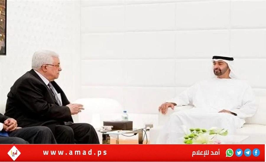 الرئيس عباس يهنئ "محمد بن زايد" لانتخابه رئيساً لدولة الإمارات