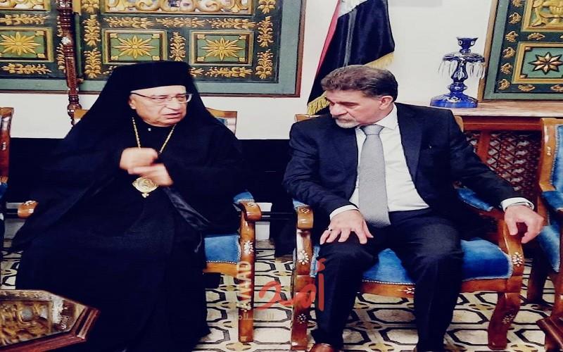 السفير عبد الهادي يهنئ بطريرك انطاكية بمناسبة عيد الفصح