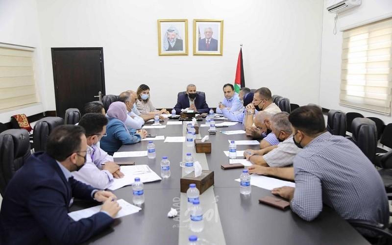 قلقيلية: الاجتماع الدوري للجنة المرورية في المحافظة