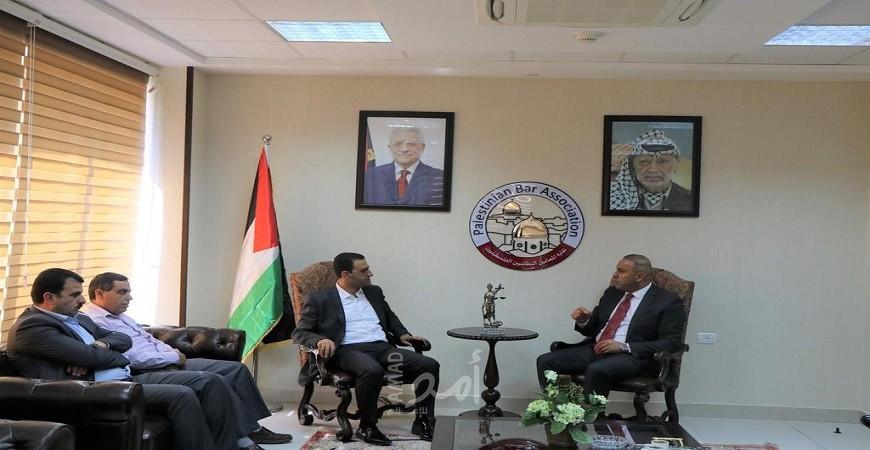 نقابة المحامين تؤكد وقوفها بجانب المعلم الفلسطيني