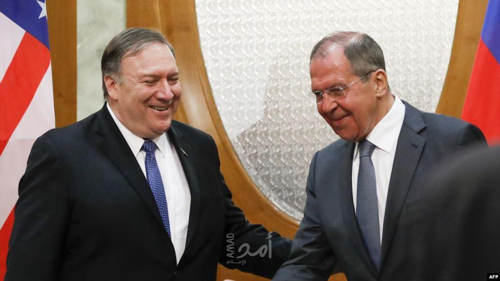 بومبيو يبلغ لافروف بالتزام بلاده بعدم التصعيد مع إيران