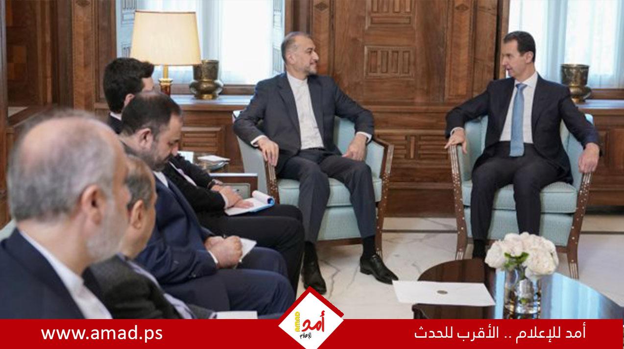 الأسد:  "سلوك أمريكا حيال العدوان الإسرائيلي في قطاع غزة هو الذي يُنذر بتوسيع رقعة الصراع"