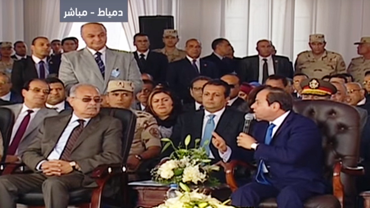 بالفيديو.. السيسي ينفعل على نائب في البرلمان المصري