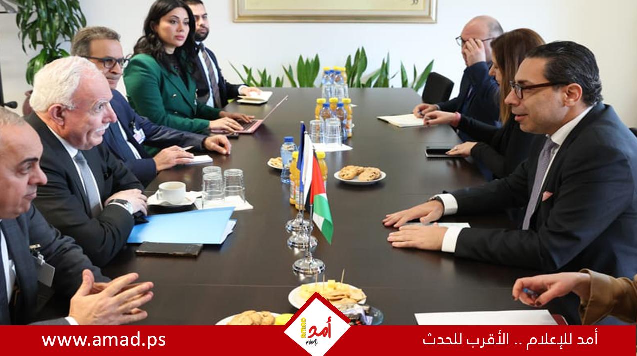 المالكي ووزير خارجية قبرص يبحثان العدوان على الشعب الفلسطيني