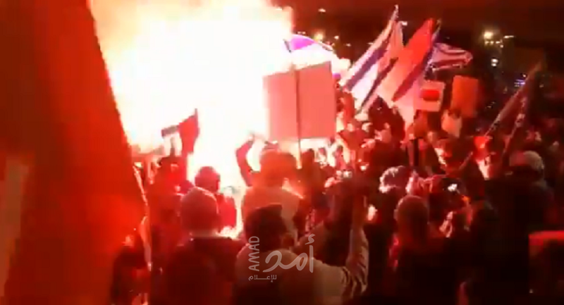 اعتقالات خلال مظاهرة إسرائيلية أمام منزل "نتنياهو" بالقدس- فيديو