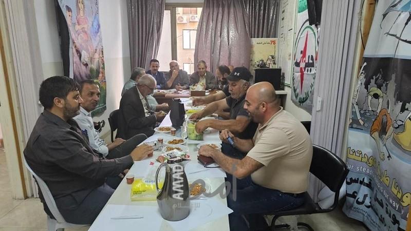 دائرة المؤسسات تعقد اجتماع للجنة العمل وتؤكد على دور المؤسسات في تعزيز صمود الشعب الفلسطيني
