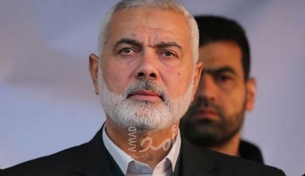 هنية يدعو قادة الأمتين العربية والإسلامية لرفض "صفقة ترامب"