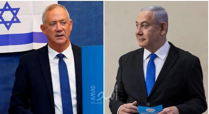 نتنياهو يهاجم حزب "أزرق أبيض" والأخير يرد