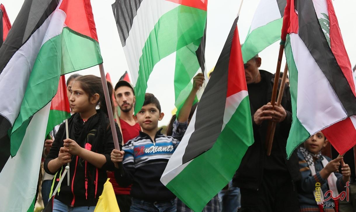اعتصام جماهيري أمام "الإسكوا" لمناسبة يوم التضامن مع الشعب الفلسطيني في بيروت