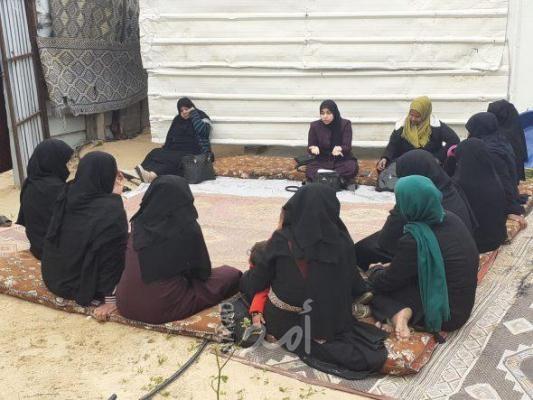 اللجنة القانونية لاتحاد لجان العمل النسائي ينظم ورشة حول " الزواج المبكر" شمال غزة