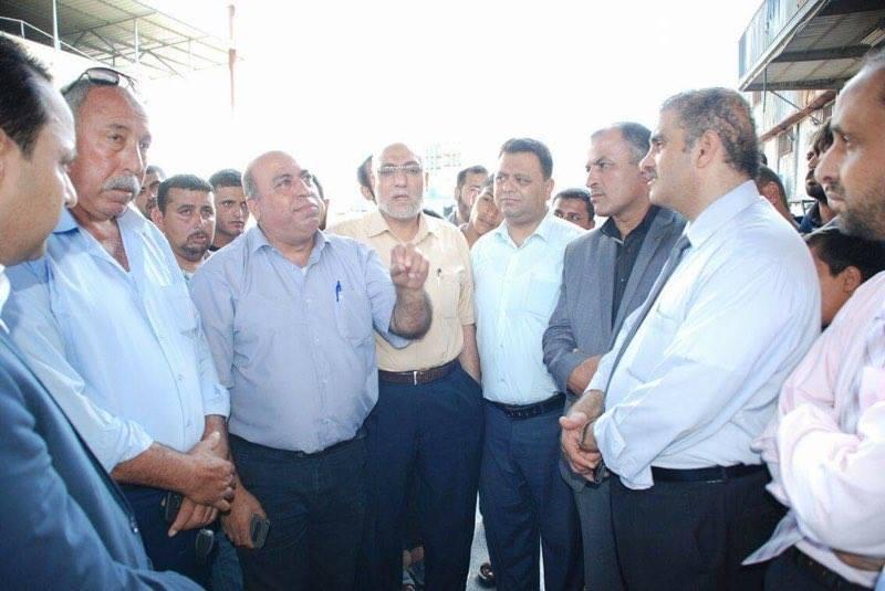 وقفة احتجاجية لغرف التجارة والصناعة في قطاع غزة ضد سحب التصاريح