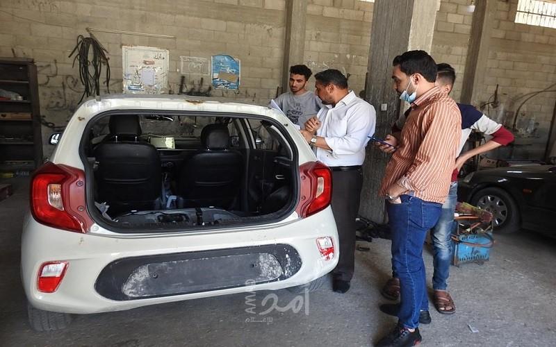 غزة: النقل والمواصلات تواصل أعمال حصر أضرار العدوان الإسرائيلي