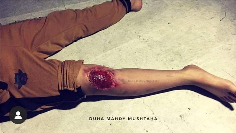 "ضحى مشتهى" غزية تتقن فن الخدع السينمائية