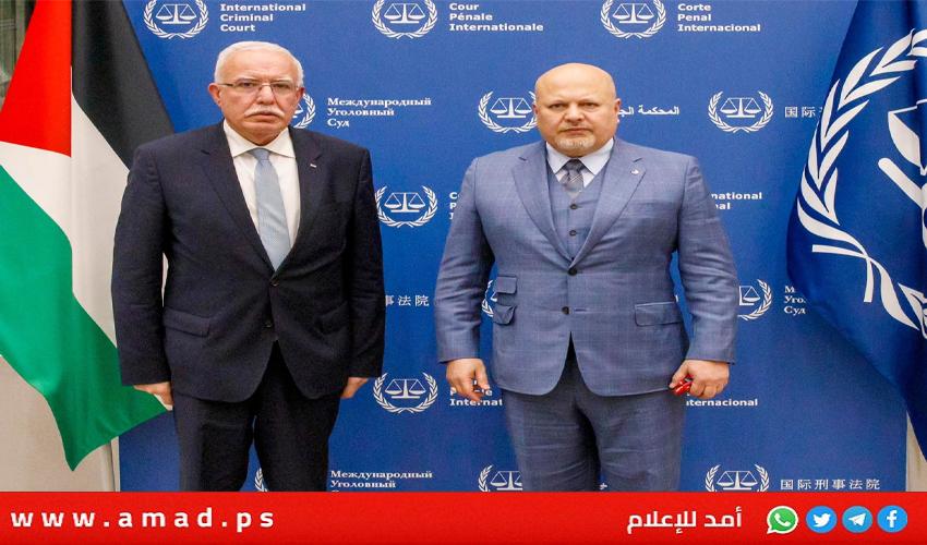 المالكي يسلم كريم خان دلائل جرائم حرب العدوان على قطاع غزة