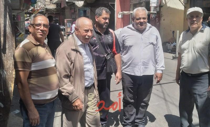 وفد من الديمقراطية يزور مخيم عين الحلوة ويدعو الى توفير الاجواء لعودة الحياة الى طبيعتها
