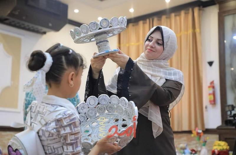 مبادرة "إعادة تدوير خامات البيئة".. صنعوا من "الكاوشوك" تحف زينة