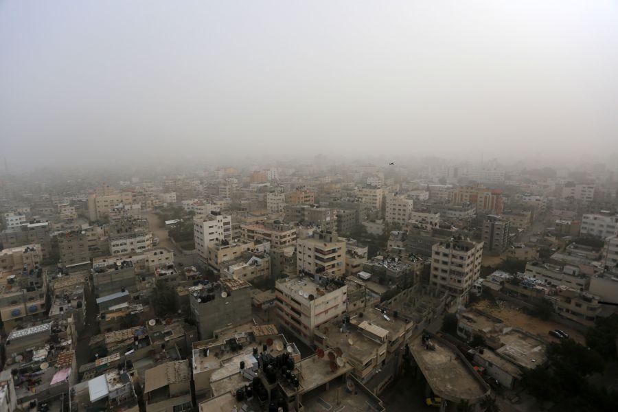 الإرشادات عامة للتعامل  مع  العاصفة الرملية
