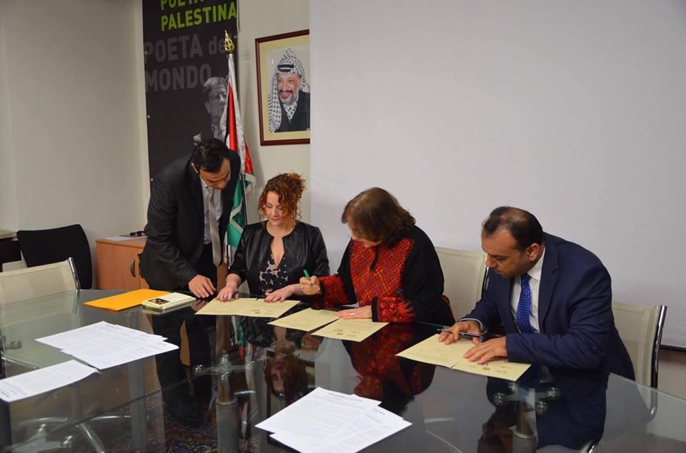 سفارة فلسطين في روما تحيي يوم الثقافة الوطنية والسوداني يوقع إتفاقية تعاون لترجمة الأدب الفلسطيني