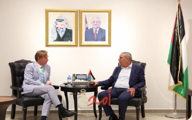 الشيخ يطالب الاتحاد الأوروبي بالضغط على إسرائيل لوقف الإجراءات الأحادية التصعيدية