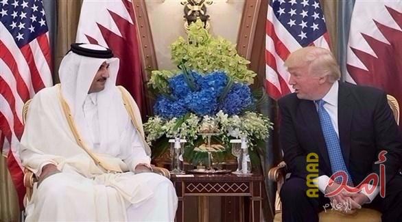 أمير قطر وترامب يبحثان مستجدات الأزمة الخليجية