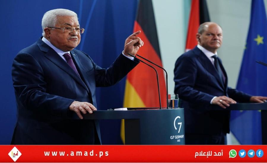 المستشار شولتز: وقف إرسال مساعدات تنموية للفلسطينيين مؤقتا
