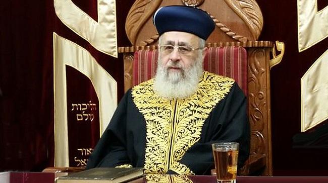 الحاخام يوسف: لا تصوتوا لحزب شاس في الانتخابات..يجب الإطاحة بالكتلة اليمينية