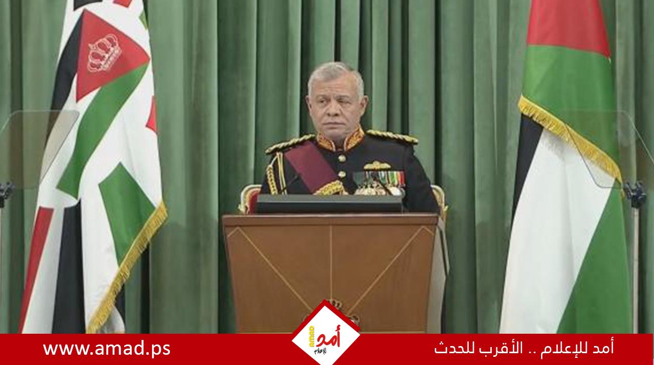 العاهل الأردني أمام قادة الجيش: مستعدون لحماية الحدود ودعم صمود الشعب الفلسطيني