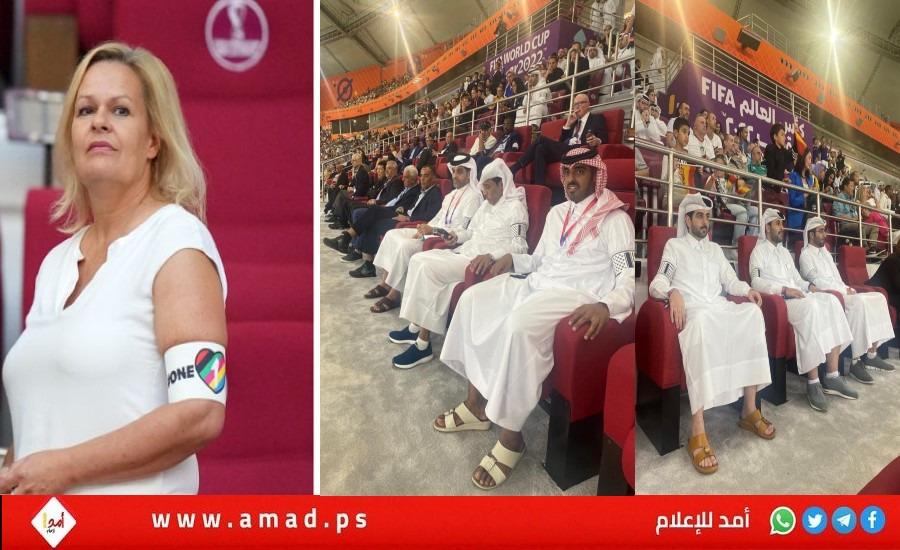 قطر: العرب يردون على ارتداء وزيرة ألمانية شارة تدعم المثليين