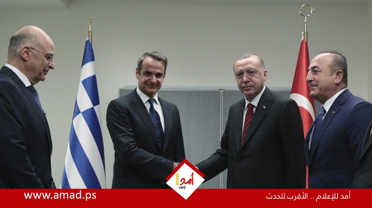 أردوغان يبحث مع رئيس وزراء اليونان ملف الطاقة