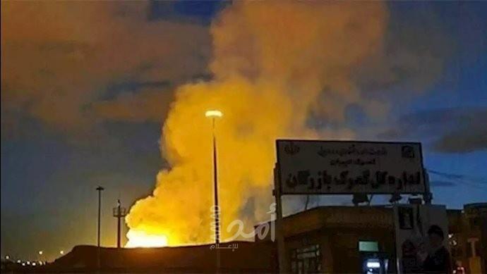 وسائل إعلام إيرانية: انفجار عقب اندلاع حريق في شركة لإنتاج الغاز