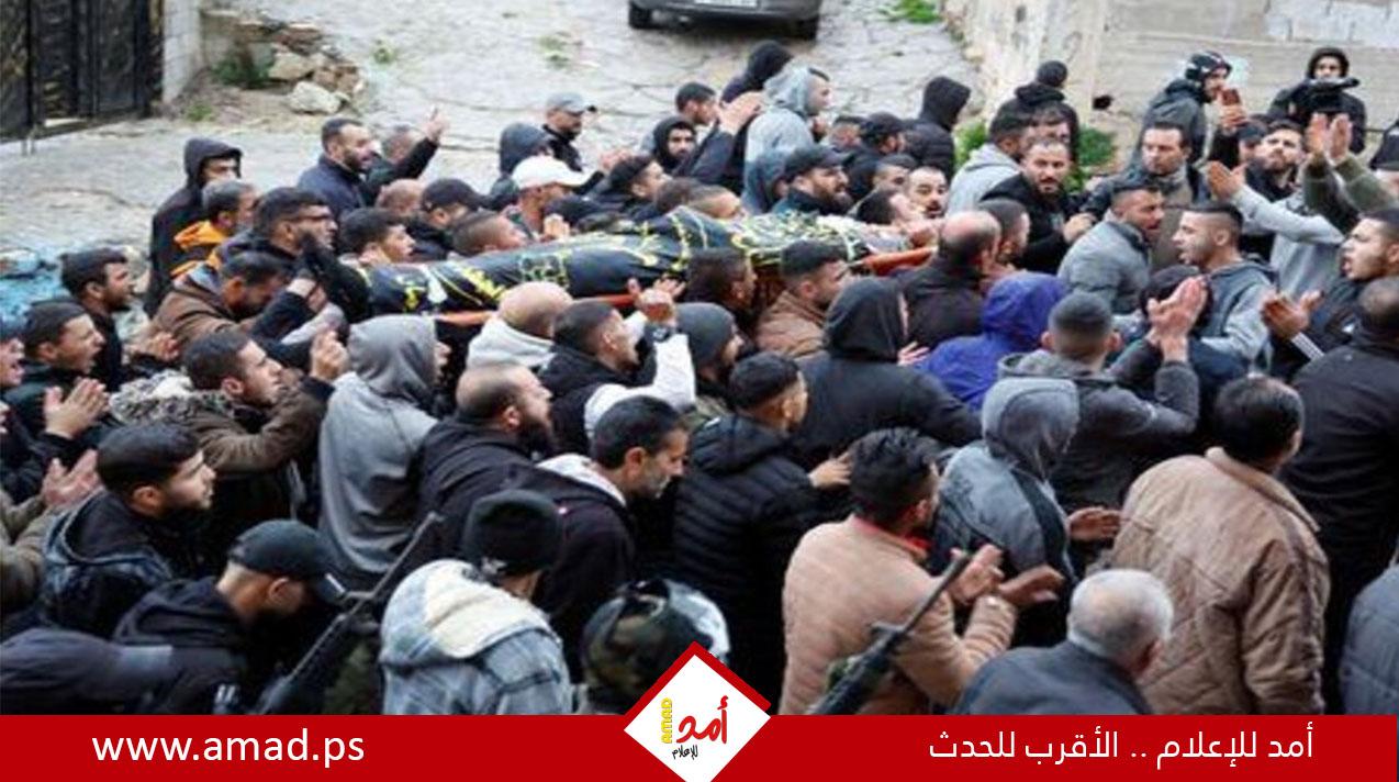 جنين:  تشييع جثمان الشهيد مجدي فشافشة  إلى مثواه الأخير