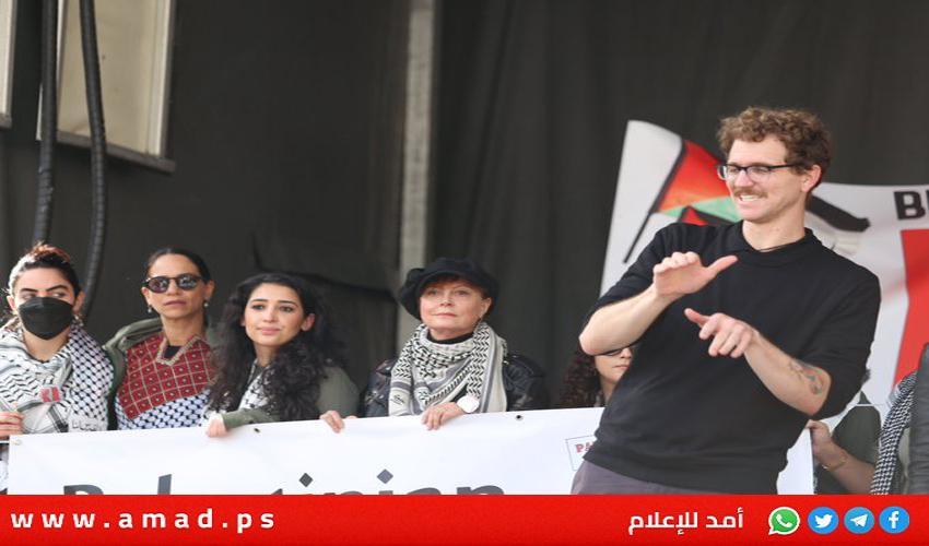 نجمة هوليوود سوزان ساراندون تدعم غزة: "لا أحد حر حتى يتحرر الجميع"