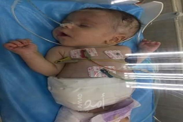 عائلة الطفل "أكرم المصري" بغزة تناشد عباس ووزيرة صحته لمساعدتها في علاج ابنها