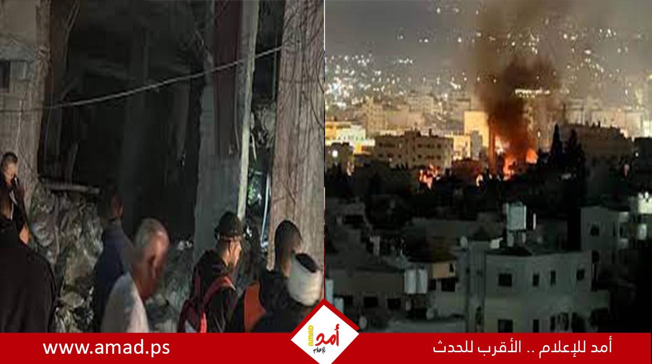 شهيدان وعدد من الإصابات في قصف إسرائيلي على مخيم جنين - فيديو وصور