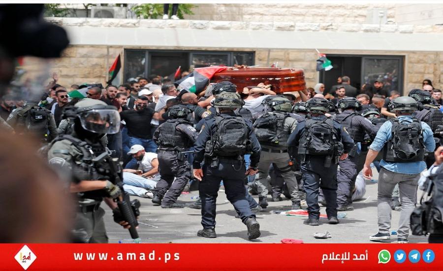 فضيحة سياسية..بايدن يتجنب إدانة عنف قوات الاحتلال خلال جنازة أبو عاقلة: لم أشاهد