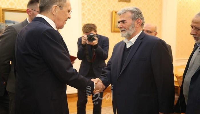الخارجية الإسرائيلية تحتج على لقاء لافروف بالنخالة ووفد الجهاد في موسكو