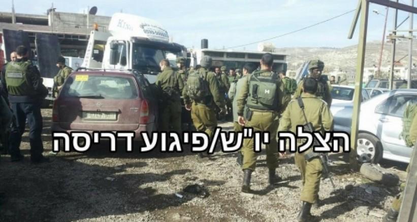 استشهاد شاب بزعم تنفيذه عملية دهس بحوارة وإصابة جنديين