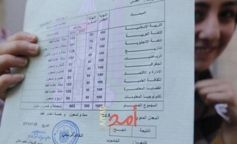 موعد إعلان نتائج الثانوية العامة في فلسطين.. تفاصيل!