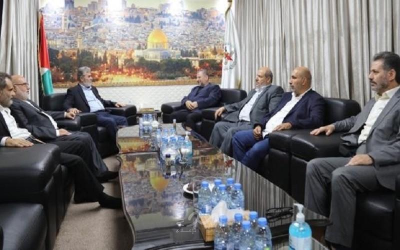 النخالة يلتقي وفدًا من حماس.. ويؤكدون على عمق العلاقة بين الحركتين
