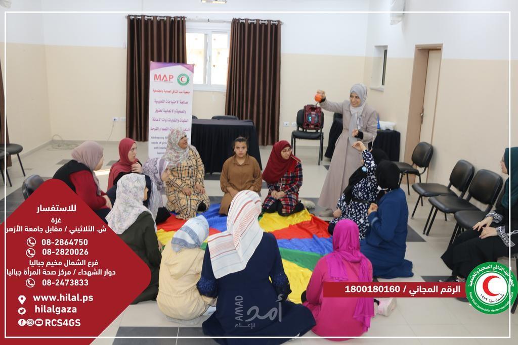 جمعية عبد الشافي الصحية والمجتمعية تنفذ أنشطة دعم نفسي للفتيات  والشابات