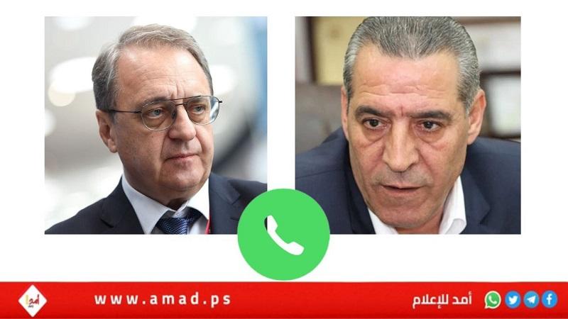 روسيا تناقش الحالة الراهنة في فلسطين وتؤكد على موقفها الثابت المؤيد للتسوية السياسية