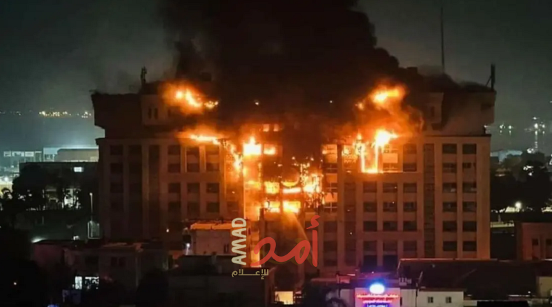 مصر: اندلاع حريق هائل في مديرية أمن ‎الإسماعيلية - فيديو
