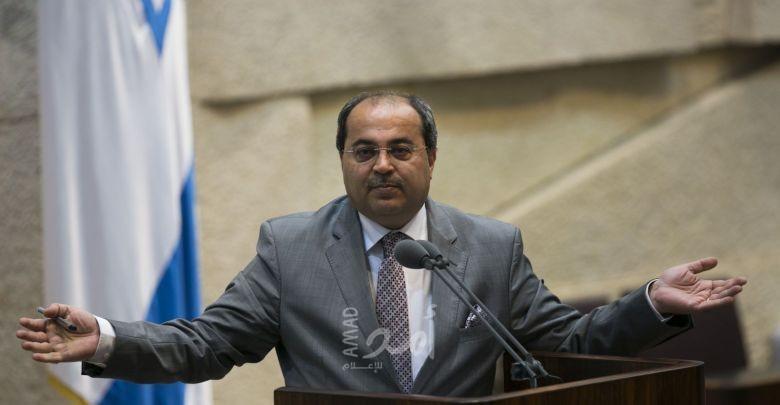 الطيبي: سنبقي غانتس  في المعارضة إذا طرح ضم "غور الأردن"