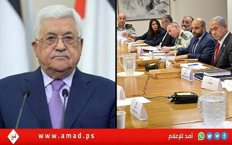 قرارات "الكابينيت الإسرائيلي" العقابية ضد السلطة الفلسطينية..النص الكامل