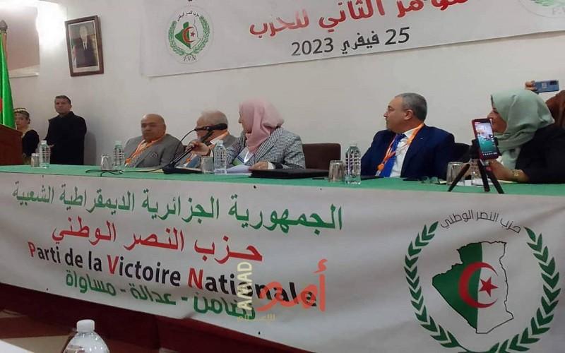 جبهة النضال الشعبي تشارك بفعاليات افتتاح المؤتمر العام لحزب النصر بالجزائر