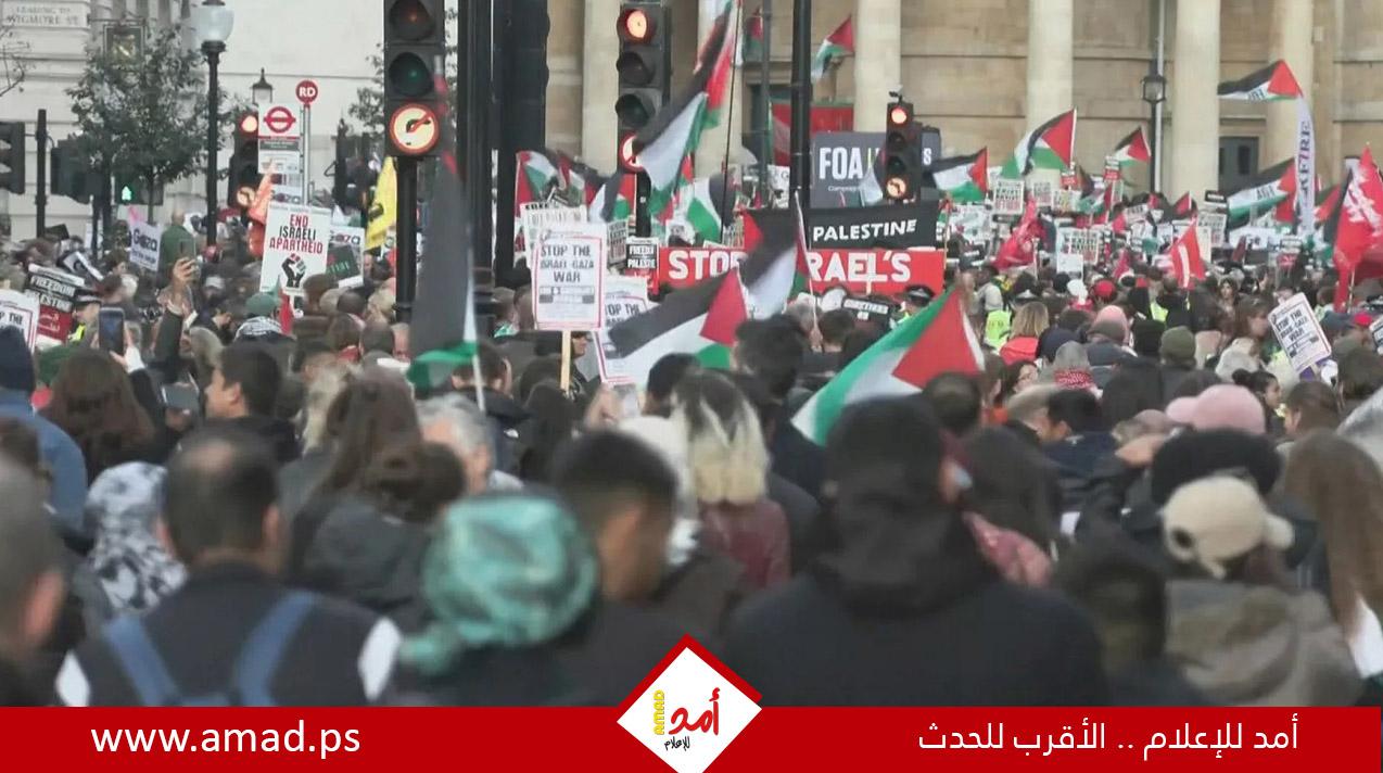 متظاهرون يحاولون اقتحام شركة تصنيع أسلحة في بريطانيا تضامنا مع فلسطين
