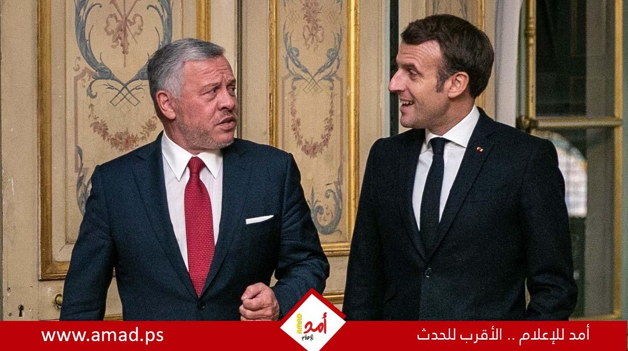 عبد الله لــ ماكرون: الهجوم الإسرائيلي على رفح سيفاقم الأزمة الإنسانية في غزة