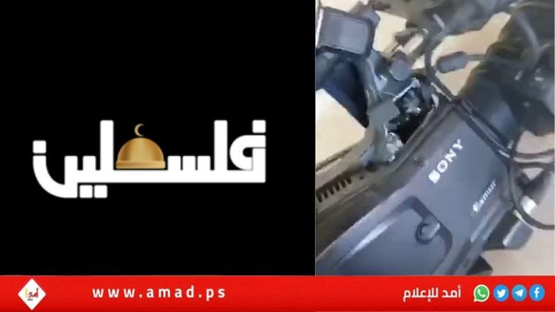 جنود الاحتلال يطلقون النار تجاه طاقم "تلفزيون فلسطين" شمال رام الله- فيديو